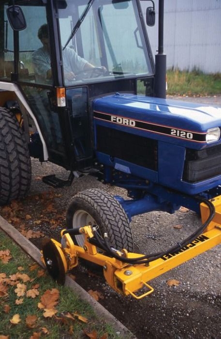 Tractor mounted 2025 curb edger